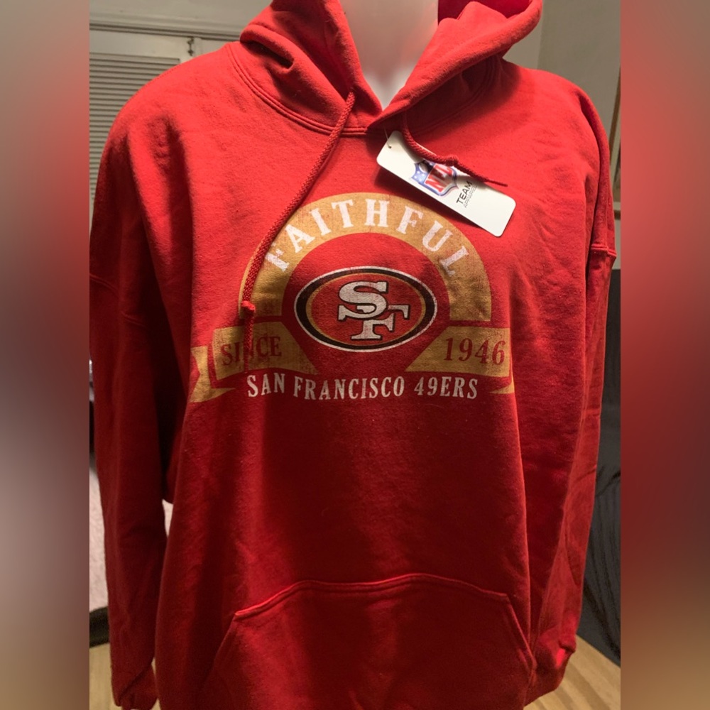 NWT San Francisco Unisex 49ers FAITHFUL Since 1946 Hoodie Sweatshirt